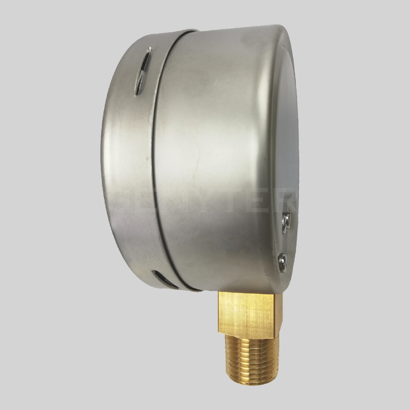 Manómetro TEMPRES Inox. Bronce Diámetro 2,5″ Conexión 1/4" NPT M, Inferior en Bronce - Imagen 2