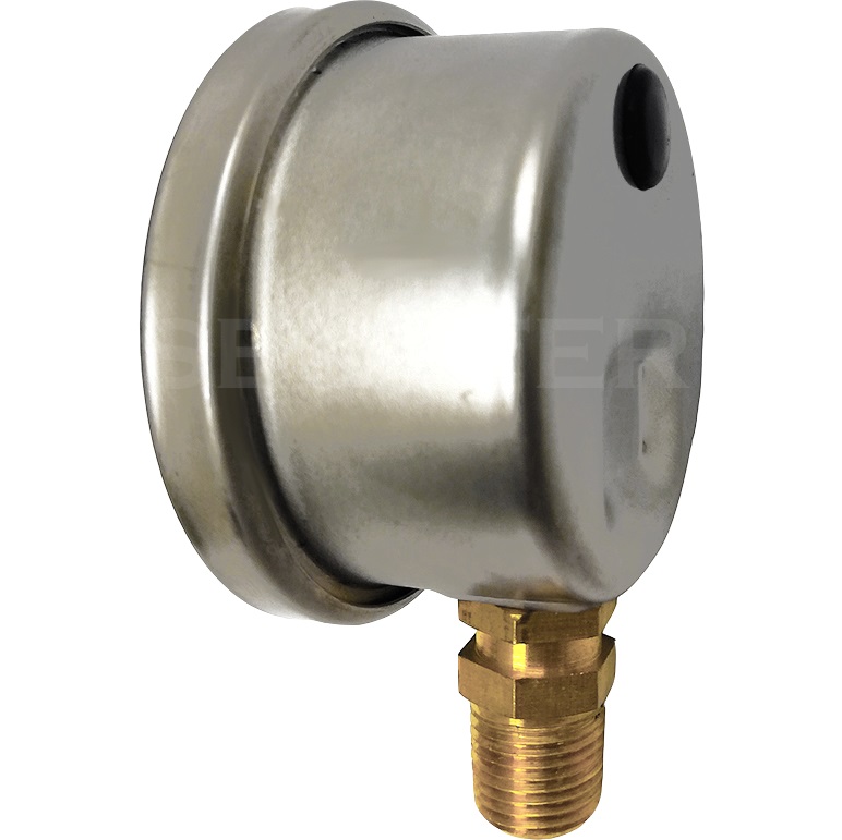 Manómetro TEMPRES Inox. Bronce Diámetro 1,5" Conexión Inferior - Imagen 3