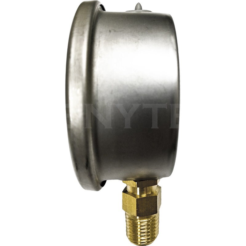 Manómetro TEMPRES Inox. Bronce Diámetro 2,5" Conexión 1/4" NPT M, Inferior en Bronce - Imagen 2