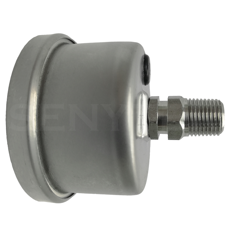 Manómetro TEMPRES Full Inox DN 1.5" Conexión 1/8" NPT M, Posterior en SS316 - Imagen 2