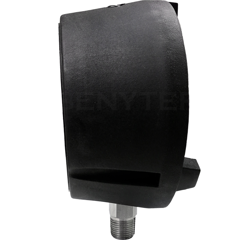 Manómetro TEMPRES Fenólico DN 4,5" Conexión 1/2" NPT M, Inferior en SS316 - Imagen 2