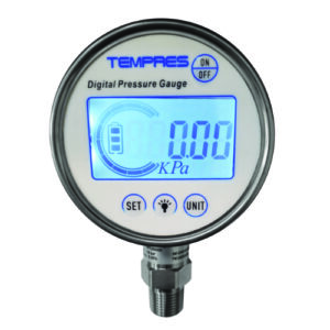 Manómetro Digital 4" conexión 1/2" NPT SS316 CLASE 0,25%