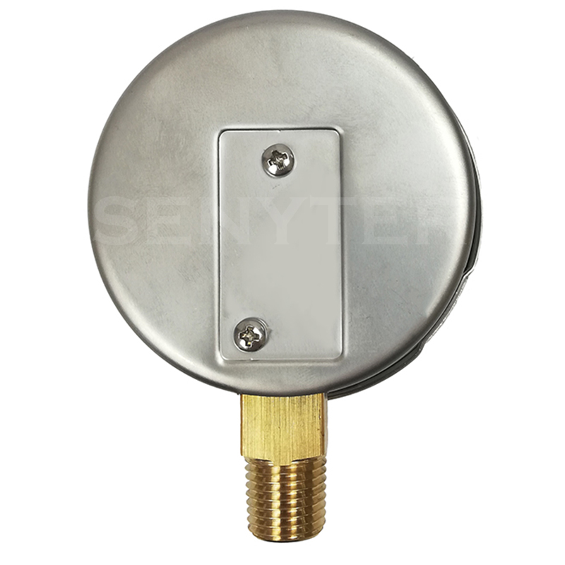 Manómetro TEMPRES para gases DN 2,5" Conexión 1/4" NPT M, Inferior en SS316 - Imagen 3