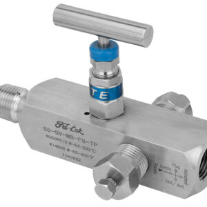 Válvula de Aguja/Manifold 1/2" F x M con Venteo 1/2" NPT (6.000 PSI)