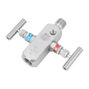 Válvula de Aguja/Manifold 1/2" F x M con Venteo 6.000 PSI