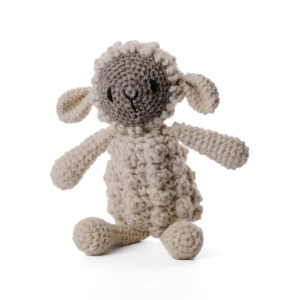 Amigurumi cordero blanco