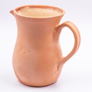 Jarra cerámica ancha con asa 2