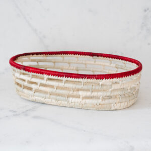 panera calada ovalda rojo