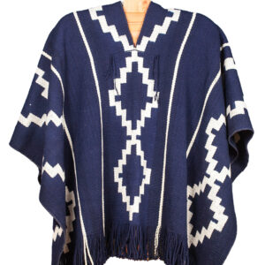 Manta tradicional azul