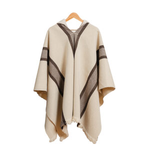 Manta de lana con gorro