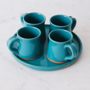 set plato y 4 tazas colores (3)