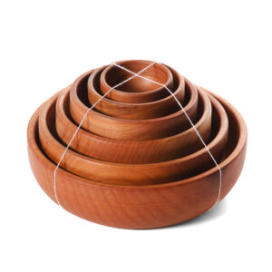 Set de 6 pocillos de madera