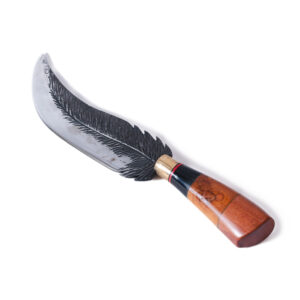 Cuchillo de acero estilo pluma