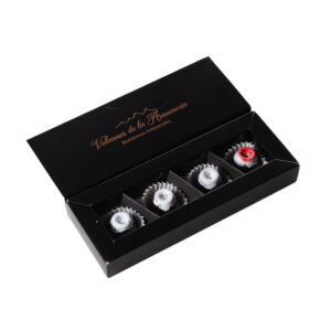 Caja de 4 volcanes de chocolate