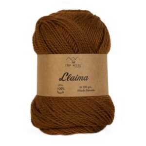 Ovillo de lana Llaima color alpaca