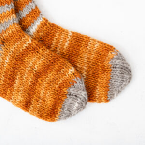 calcetas lana_naranja