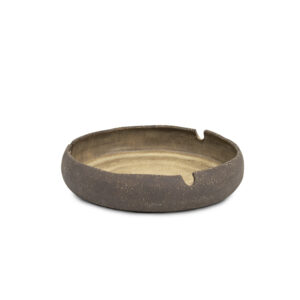 Cenicero cerámica gres grande.