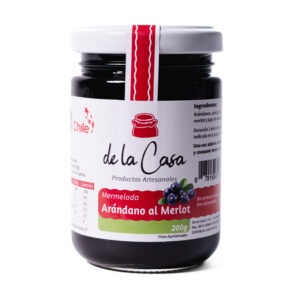 Mermelada de arándanos al merlot