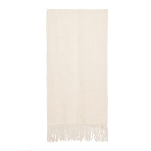 Echarpe telar blanco 200 x 58 cm.