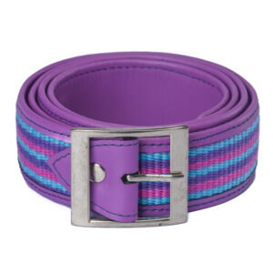 Cinturón cuero telar colores - variedades