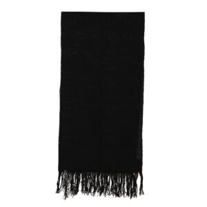 Echarpe telar negro 219 x 55 cm.