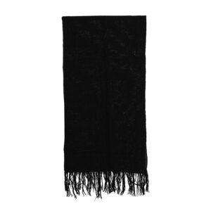 Echarpe telar negro 216 x 56 cm.