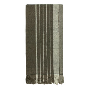 Piecera XL café y gris 231x113 cm.