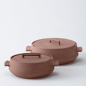 Olla cerámica Carbón roja