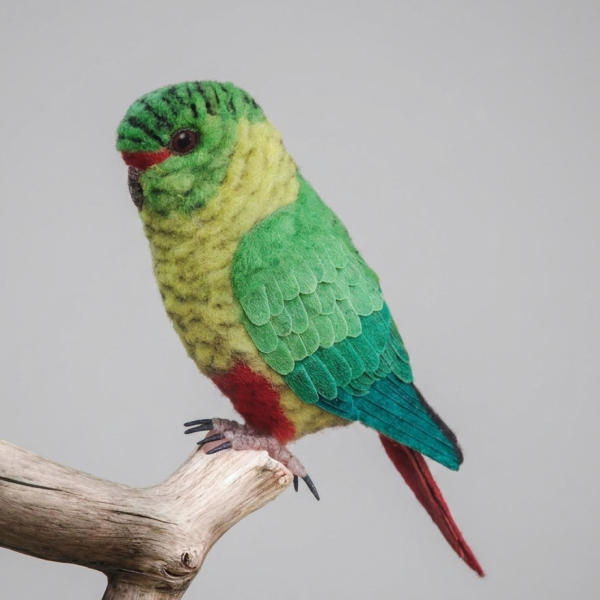 Loro fieltro agujado